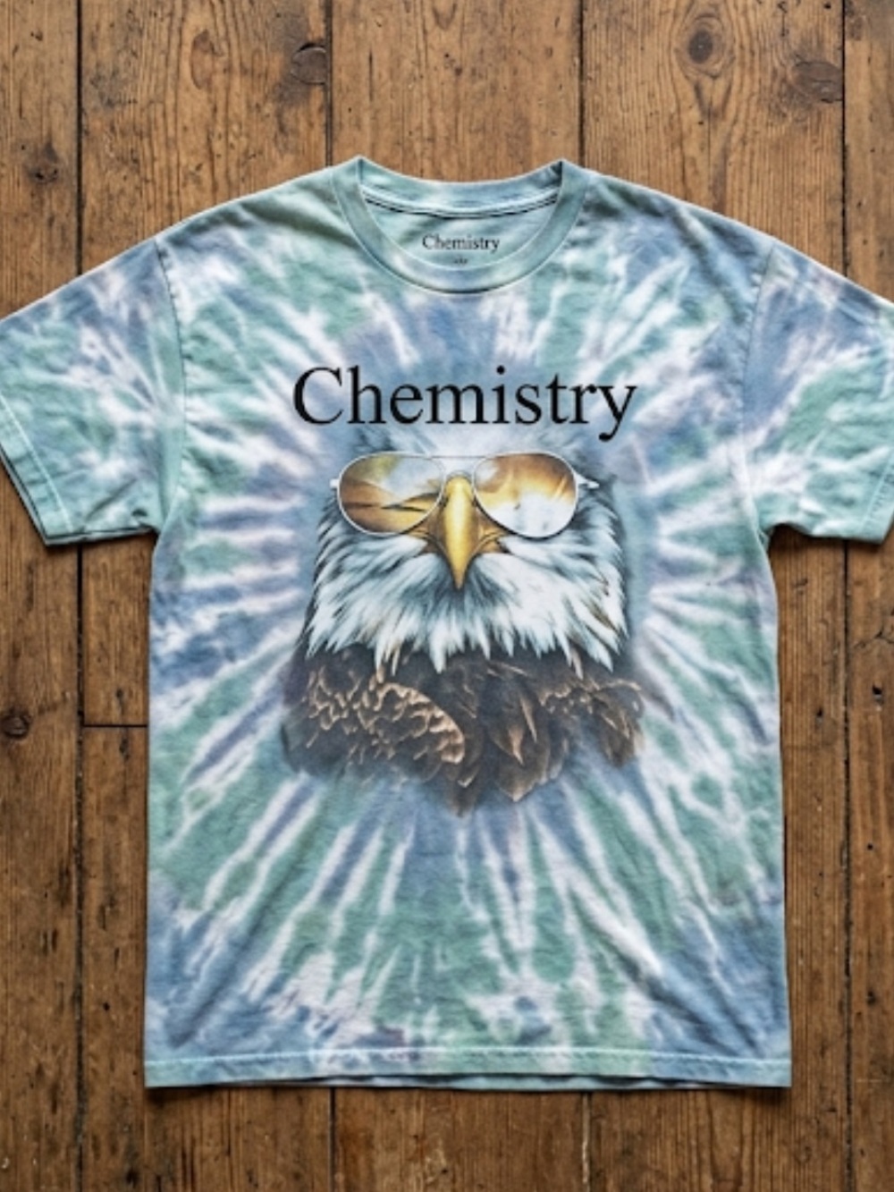 Chemistry Tie-Dye Eagle Graphic Tee